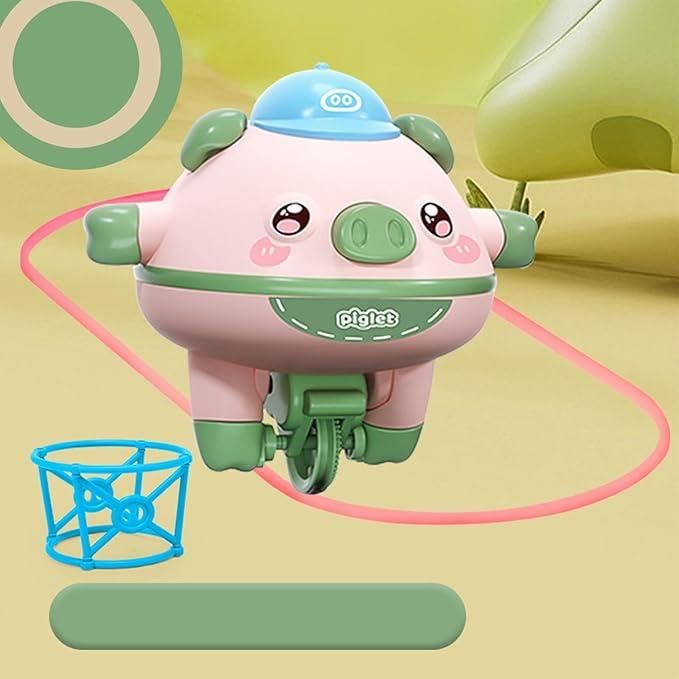 Tightrope Walking Tumbler Pig