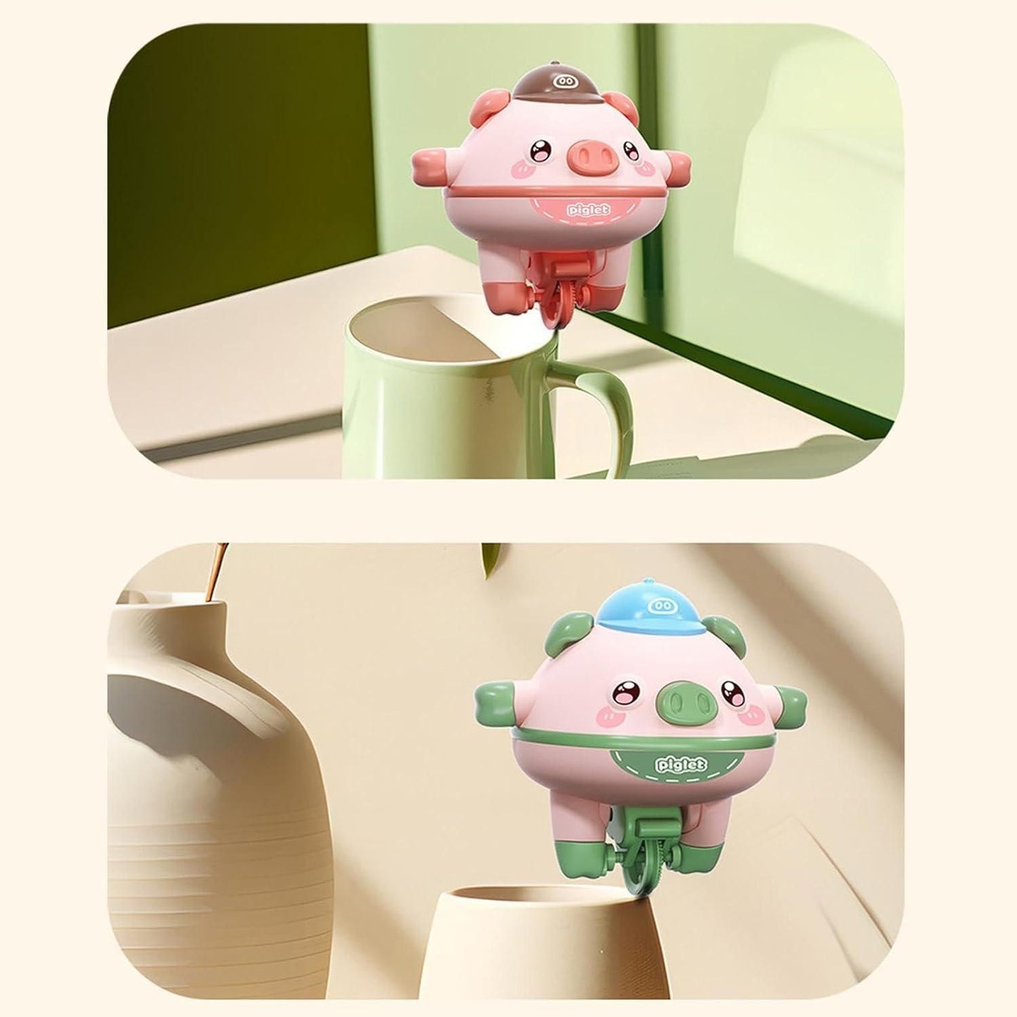 Tightrope Walking Tumbler Pig